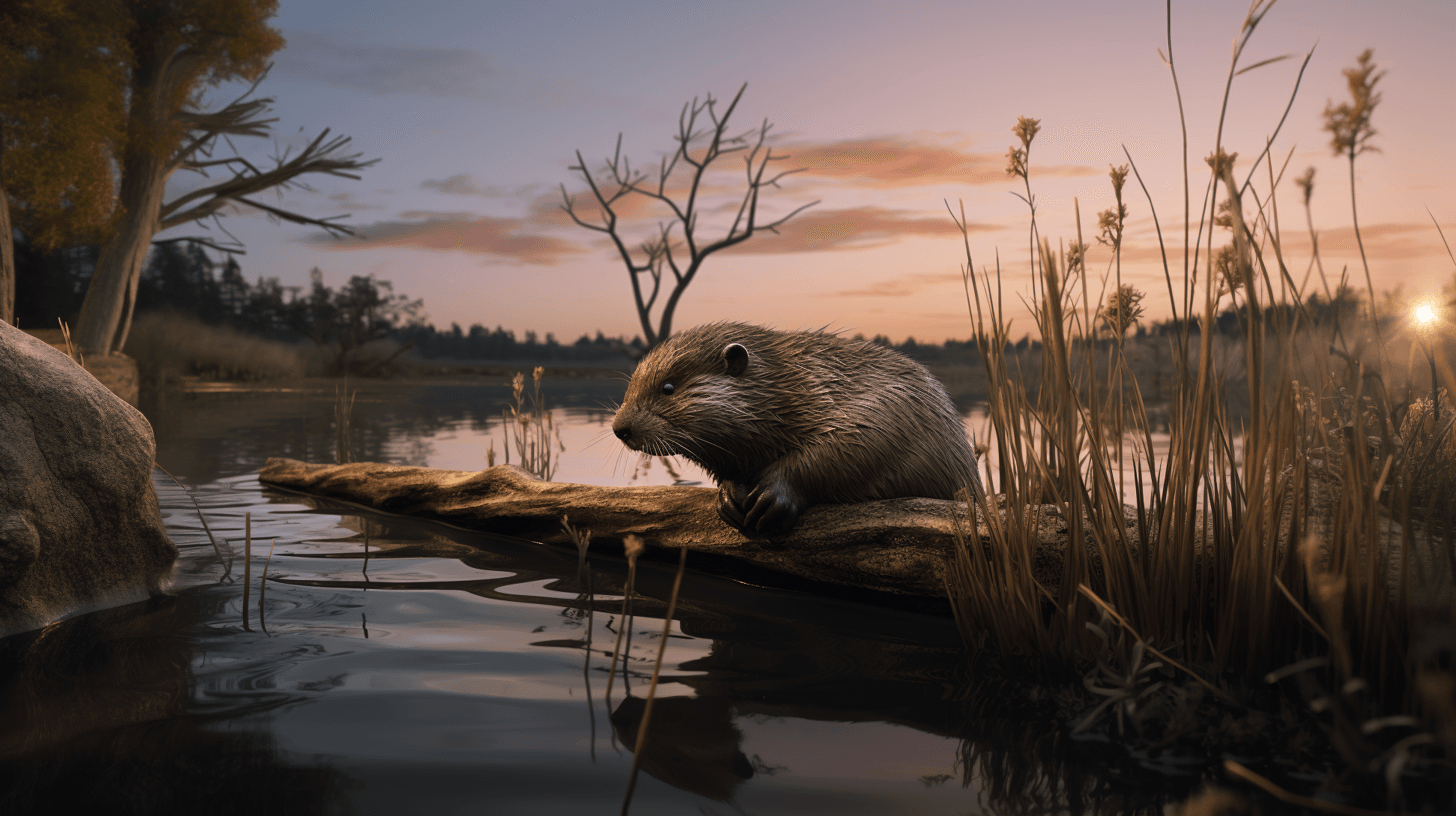 voyde_A_beaver_is_seen_gnawing_on_a_branch_near_its_partially_c_3b42761d-1562-44c3-b865-4b506b246cf8.png